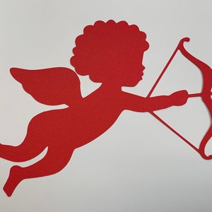 Grandes Cupidos Cutouts, Día de San Valentín, Querubín Papel Angel, Cupido Cutout, Recortes de Compromiso, Decoración de Boda, Baby Shower