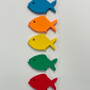 25 Fisch Ausschnitte, Fisch sterben Schnitte, Verzierungen, Papier Ausschnitte, Lehrer Versorgung Etikettenkarten