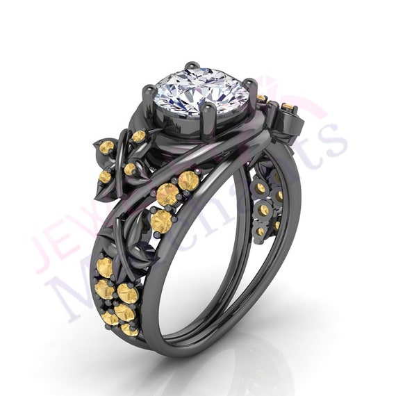 Ladies signity stone ring in 916hm gold | Instagram