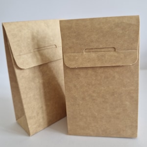Cajas de regalo de cartón Kraft con forma de A x 10 CL035