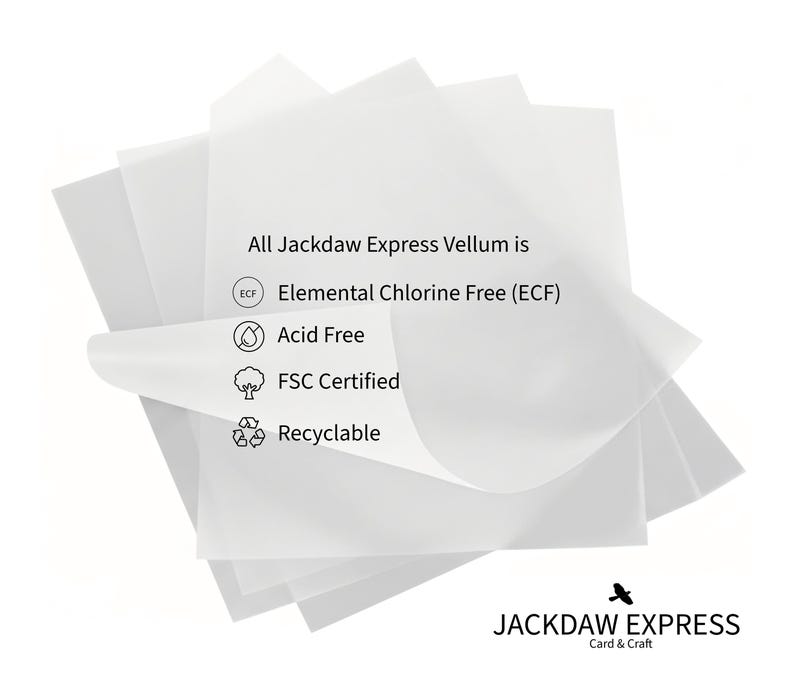 50 x A4 110gsm Vellum Translucent Tracing Paper image 2