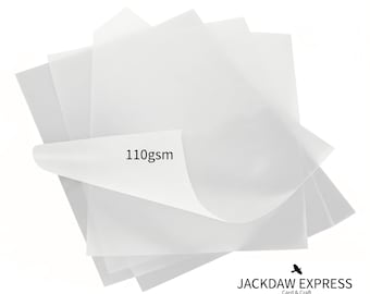 50 x A4 110gsm Vellum Translucent Tracing Paper