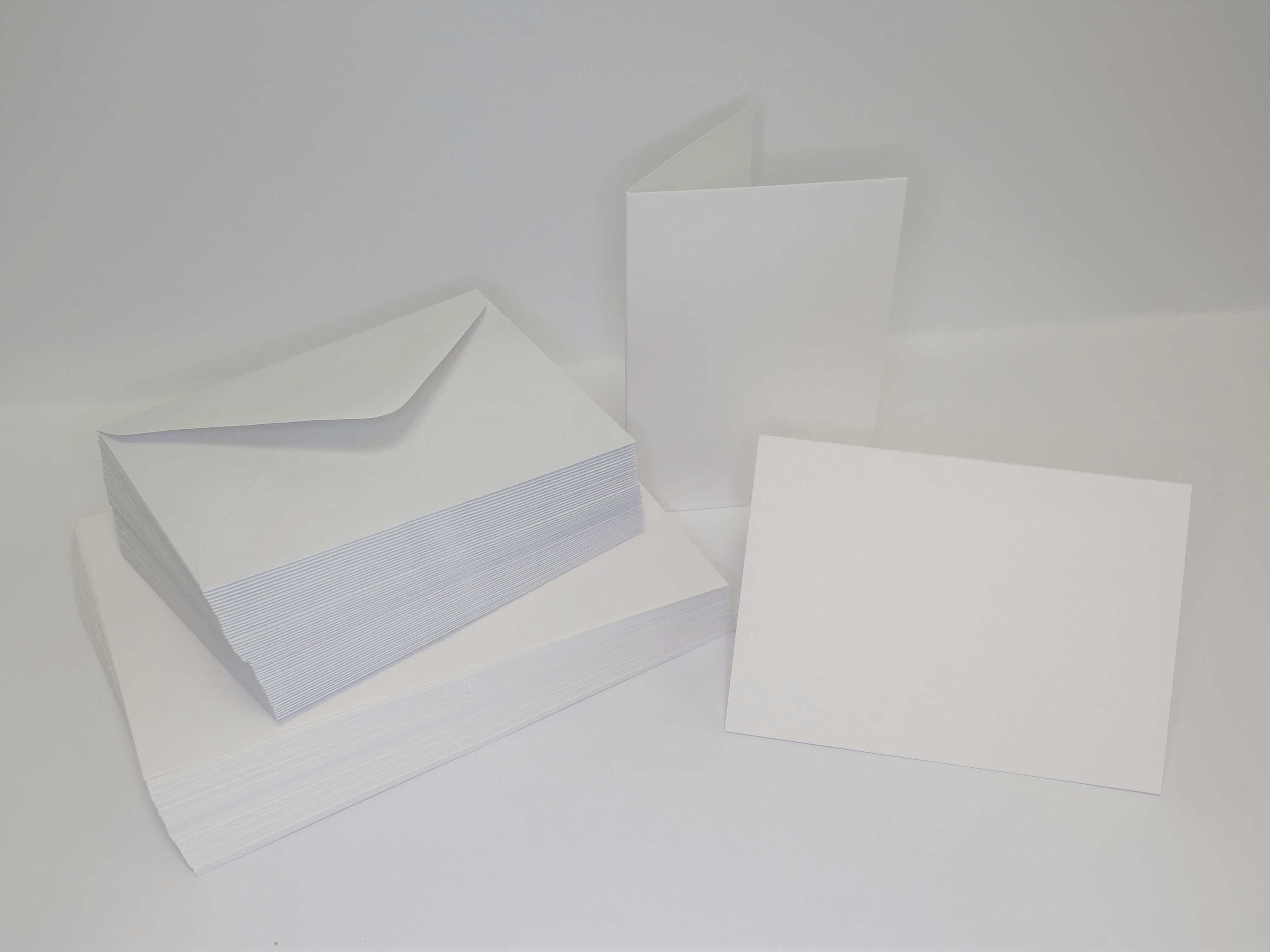 Extra Thick 17 Pt Blank White Customizable Postcards Matte Finish 4x6 