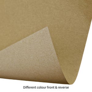 50 x 210gsm A4 2-Sided Recycled Kraft Card CL060 image 2