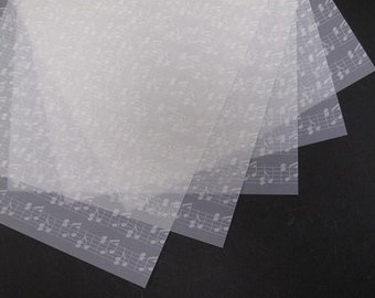 Printed Vellum White Music Print Paper A4 100gsm
