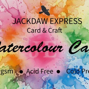 20 x 6" x 6" Watercolour Blank Greeting Cards White 300gsm Choose with or without Envelopes image 8