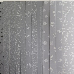 Printed Vellum Mix 28 A4 Sheets (2 of each design) Snowflakes Butterflies AM515