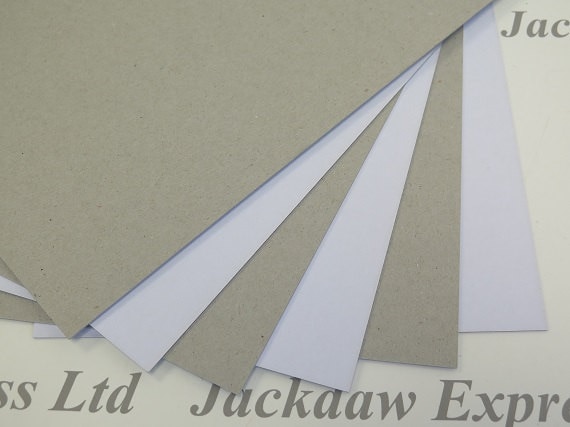 Graupappe 10 x A4 1000mic 1mm dick für Passepartout Backing Modelling Wählen Sie Grau 2-seitig oder Weiß 1-seitig