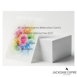 A5 Watercolour Greeting Card Blanks & Envelopes Choose 10 Pack Or 20 Pack image 6