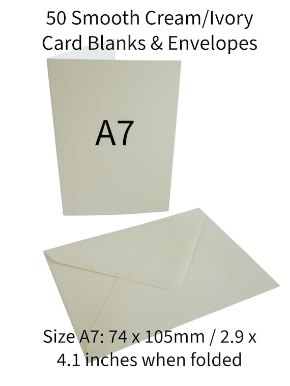 Lot 100 Enveloppes Ivoire Crème C7/A7 81x111 Mm – 100g/m² Rabat Gommé, Idéal Pour Cartes A7