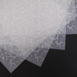 Papier vélin imprimé oriental blanc A4 100 g