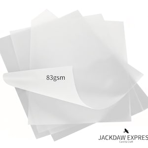 83gsm Vellum Translucent Tracing Paper Choose A3 A4 A5 or A6