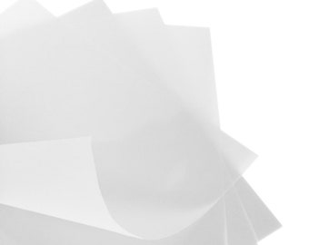 25 x A4 110gsm Transparentpapier Transparent
