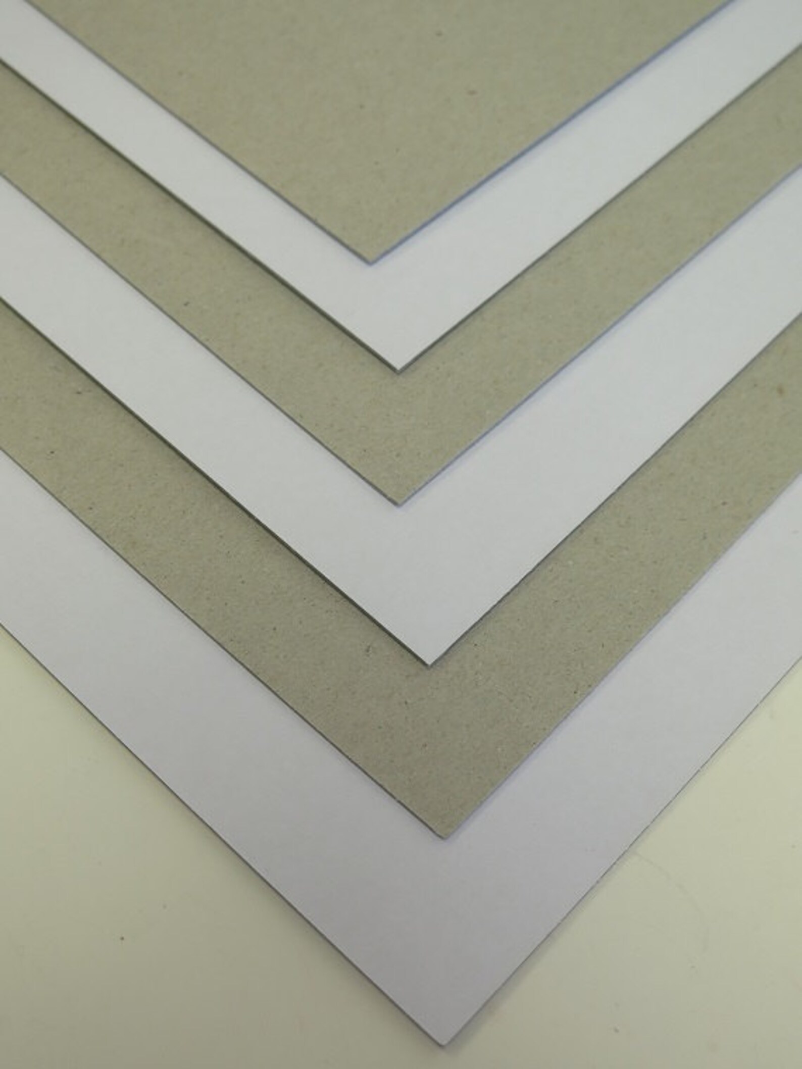 Greyboard 10 X A4 1000mic 1mm Extra Thick for Mount Board Backing Modelling Choose Grey 2sided