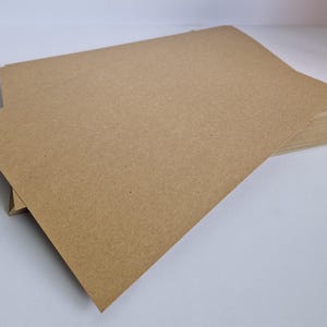 Carte Kraft A4 130 g au choix A4, A5 ou A6