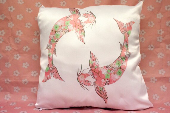 Pillow Cover Pink Floral Pattern Sublimated pillow | Etsy