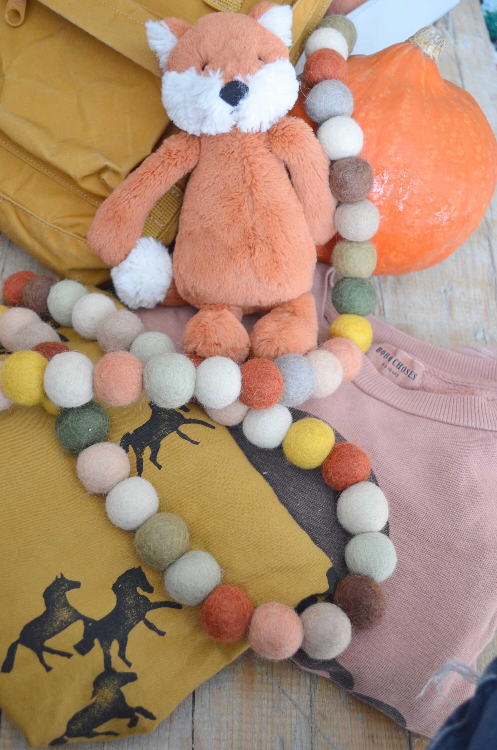 Guirlande d'automne en Laine Pour La Décoration de Maison