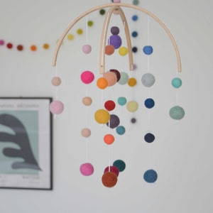 Colorful Rainbow Mobile Montessori