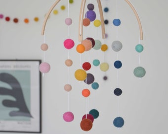 Colorful Rainbow Mobile Montessori