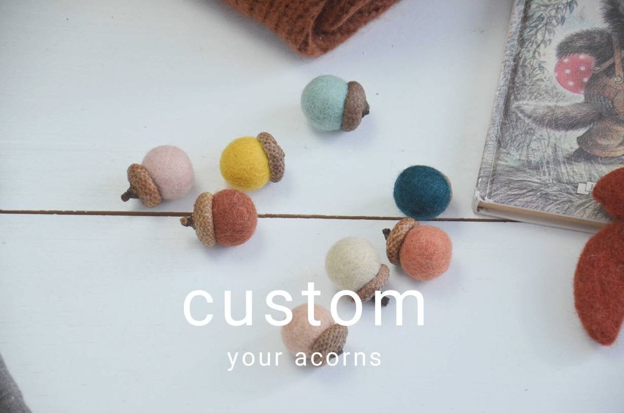 Personnalisation de Glands en Laine Feutrée
