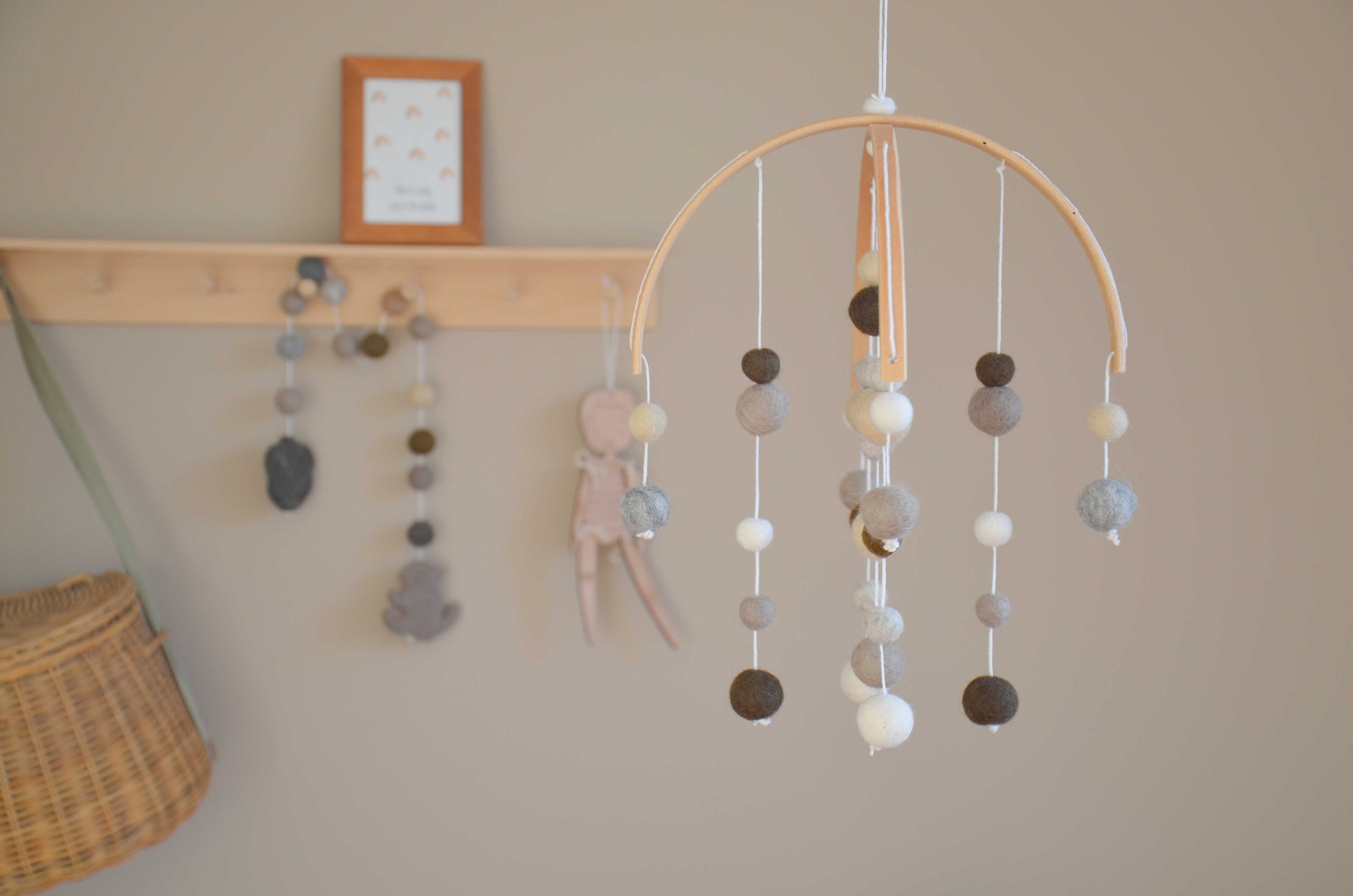 Mobile Décoratif Tonalités Bruns Beige