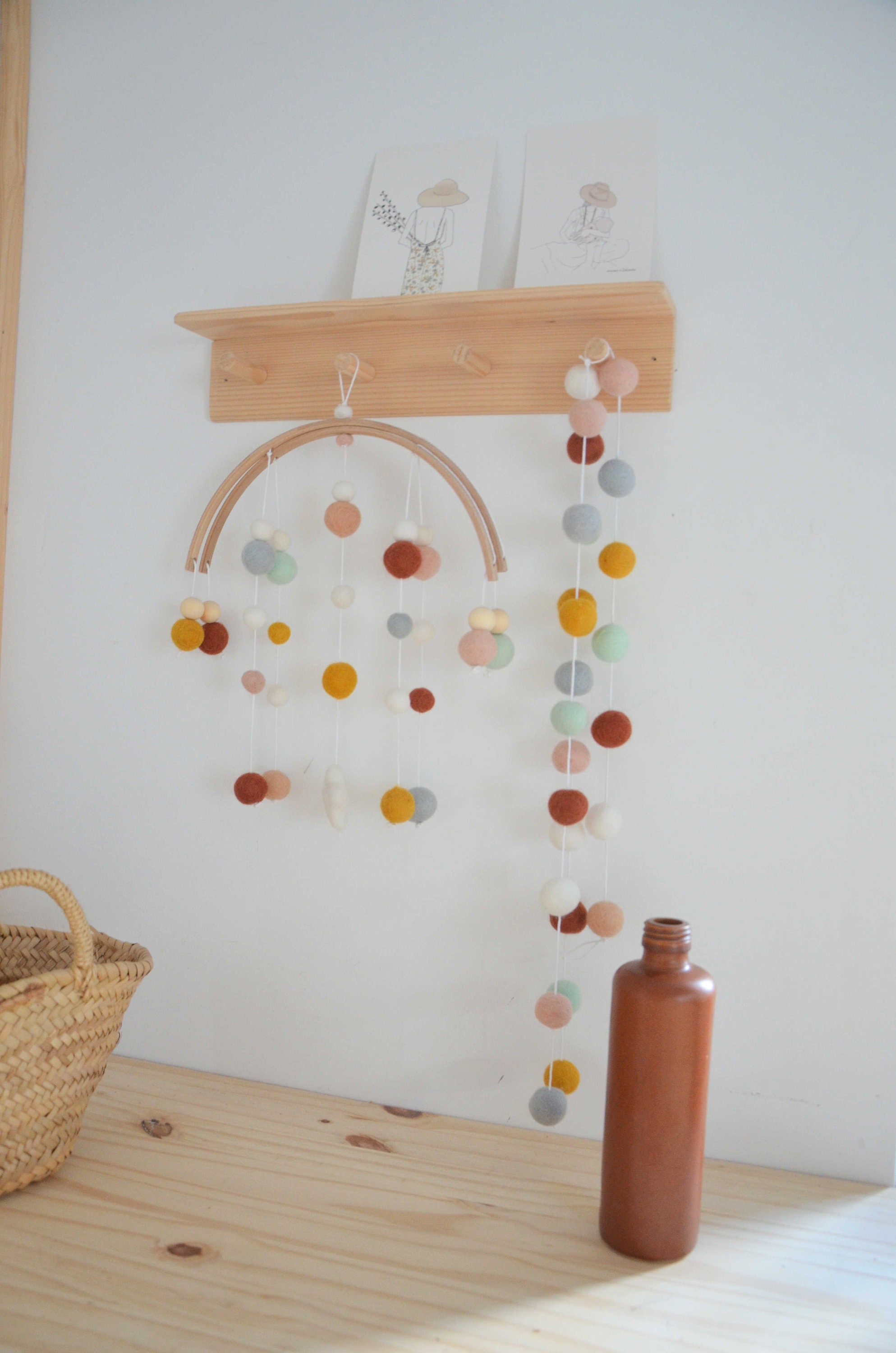 Mobile Décoratif Étoile Pour La Chambre de Bébé