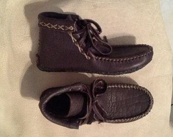 Buffalo Hide- High top Moccasins