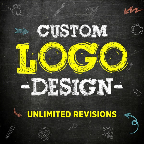 Custom Logo Design - Unlimited Revisions - Business Logo - Logo Design (4 Concepts)