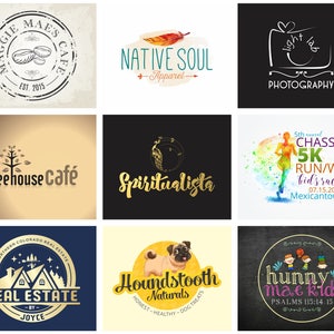 Custom Hand Drawn Logo, Custom Logo Design, Simply Logo Design, Logo Design, Small Business Logo, Unique Logo Design, Photography Logo