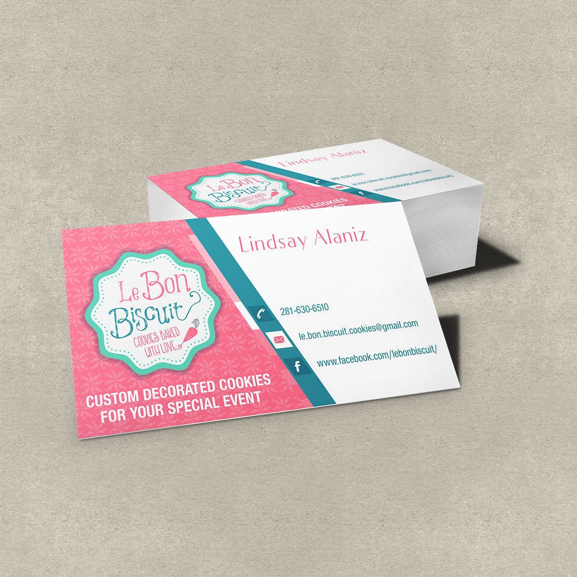 Business Card Design Custom Design Business Card Single Side Etsy