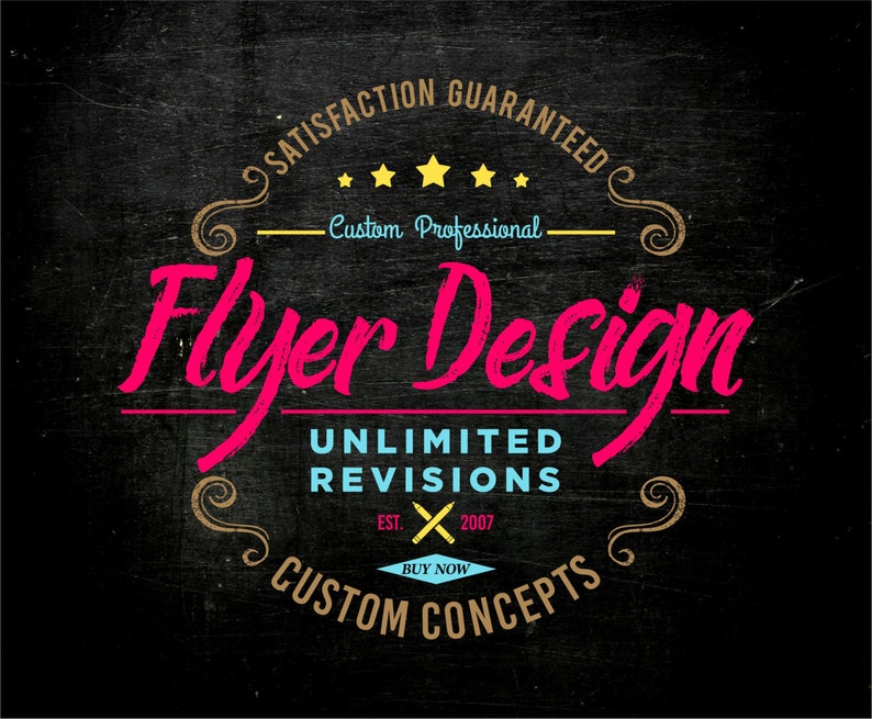 Digital Flyer Art, Digital Flyers Design, Custom Flyer, Leaflet Design SINGLE SIDE image 1