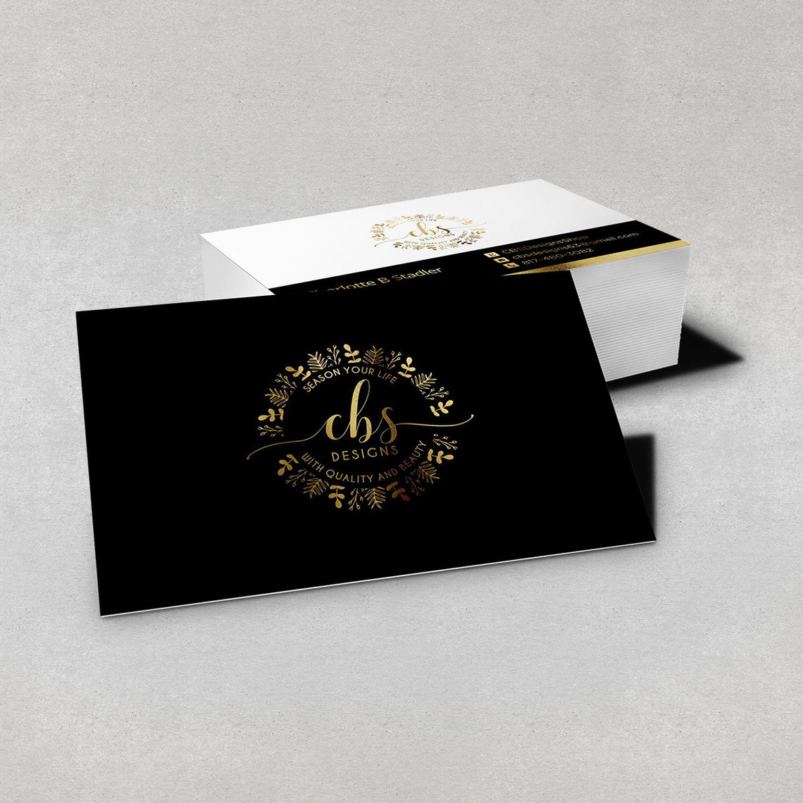 Business Card Design Custom Design Business Card Single Side Etsy