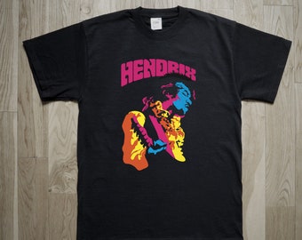 T-Shirt JIMI HENDRIX Monterey 1967 Sixties Psychedelic Acid Rock