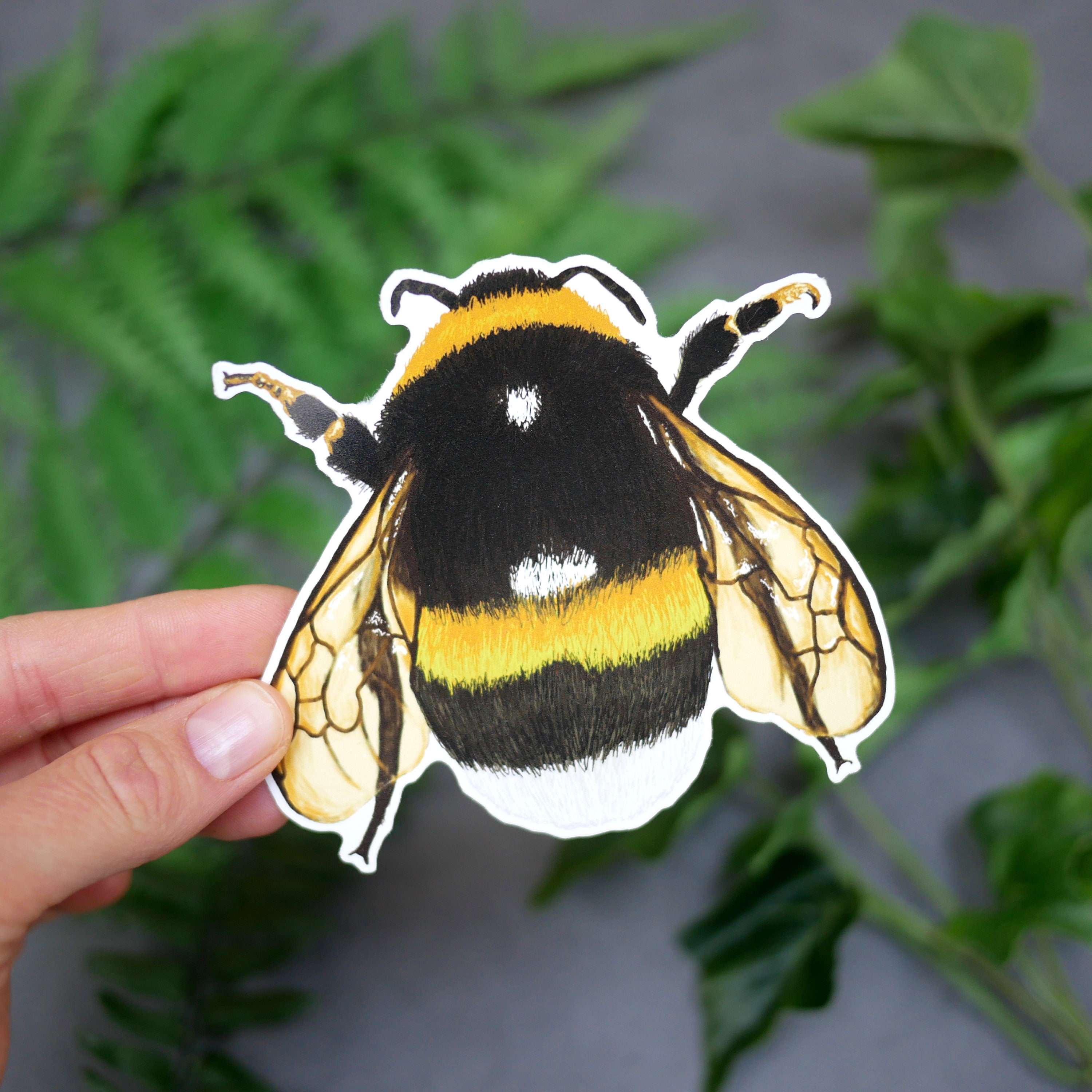 Wildebees Sticker Bumblebee Vinyl Sticker - Waterproof Animal Wildlife Inspired Gift With ...
