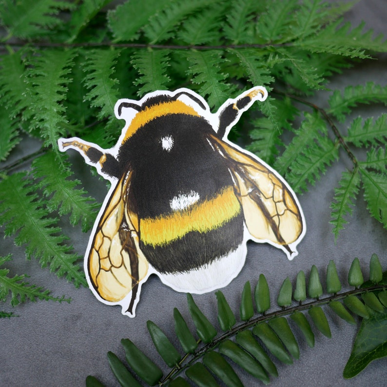 Wildebees Sticker Bumblebee Vinyl Sticker - Waterproof Animal Wildlife Inspired Gift With ...