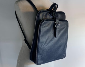 The Ava Backpack - Leather Backpack With Buckle