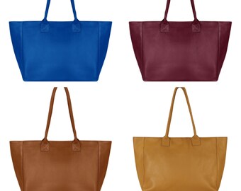 The Sophia Bag - Oversized Leather Shoulder Bag