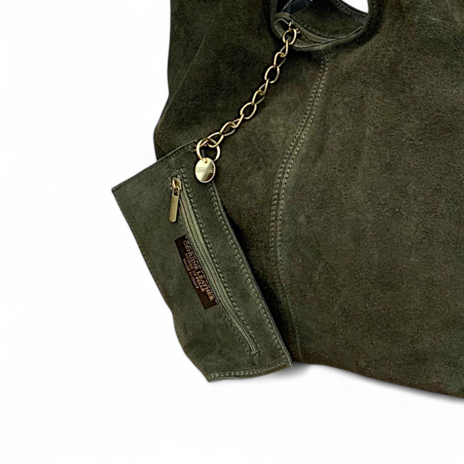 IBALULU Suede Tote Bag For Women - Large Shoulder Bag For Work, Travel, School & Everyday - View #4