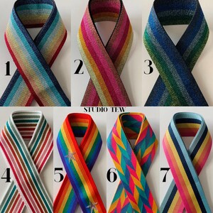 Sangle de sac arc-en-ciel Gay Pride, Sangle de sac en toile de rechange, Sangle de sac design Gay Pride, Sangle de sac à main réglable, Pride, Sangle arc-en-ciel,