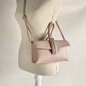 Rose Pink Leder Clutch Bag Crossbody Bag, Pink Grab Bag, Hochzeitstasche, Damen Accessoires, Brautjungfer Tasche, ungewöhnliche Tasche, Pink Party Bag