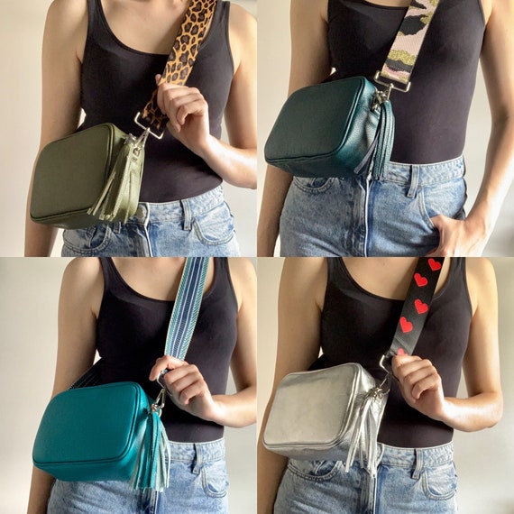 1.5 Leather Adjustable Bag Purse Crossbody to Shoulder Strap 32 to 60 3  Colors