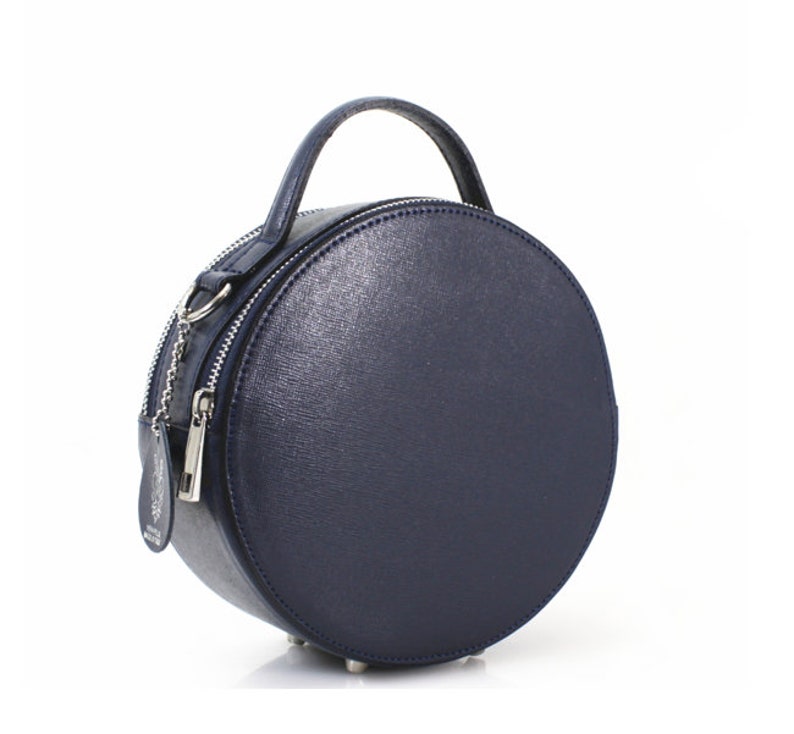 Dome Circular Top-Handle Bag In Calf Leather main image 0