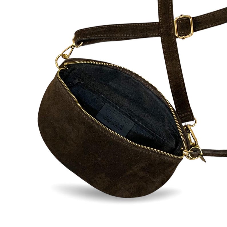 Brown Suede Bum Bag - Suede Fanny Pack - Bonnie image 5