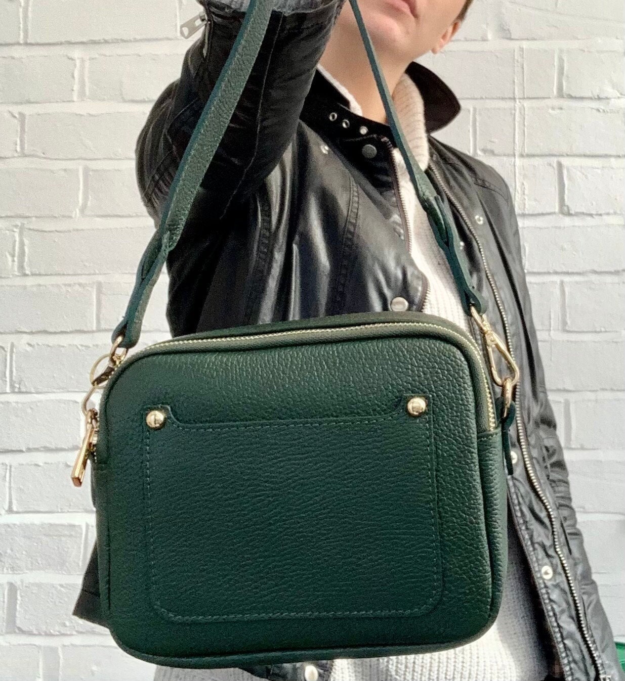 Dark Green Leather Crossbody Bag, Camera Bag, Wedding Bag, Bridesmaid Gift, Bridesmaid Bag, Leather Handbag, 3rd Anniversary Gift - Etsy Dark Green Leather Crossbody Bag, Camera Bag, Wedding Bag, Bridesmaid Gift, Bridesmaid Bag, Leather Handbag, 3rd Anniversary Gift - Etsy