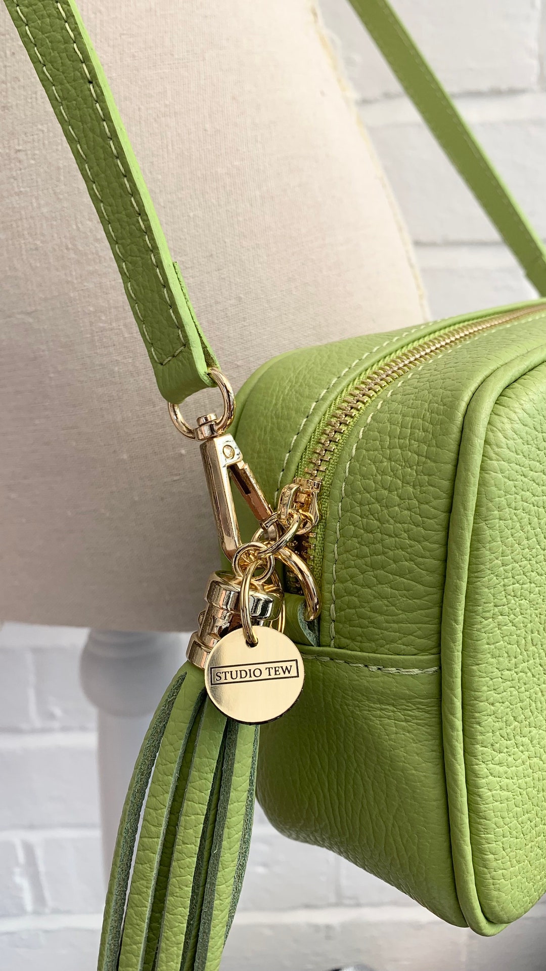 Lime green cross body bag best sale