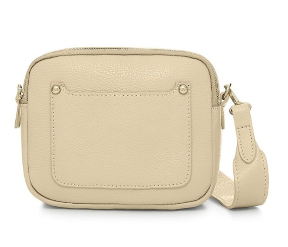 Crossbody Bag Strap in White Portobello