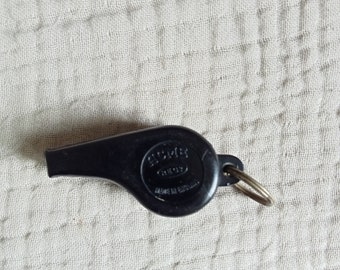 Acme Bakelite police whistle, Acme Whistle, Police Whistles, sports whistle Patent No: 620720