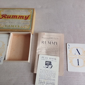 Gioco di carte rummy, gioco di carte rummy antico