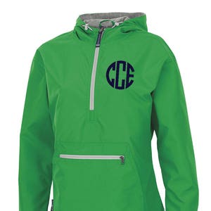 Monogram Light Weight Pullover. Monogrammed Rain Jacket. Charles River Pack-N-Go Pullover. Personalized Pullover Raincoat Monogram Pullover