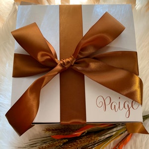baby girl gift box empty
